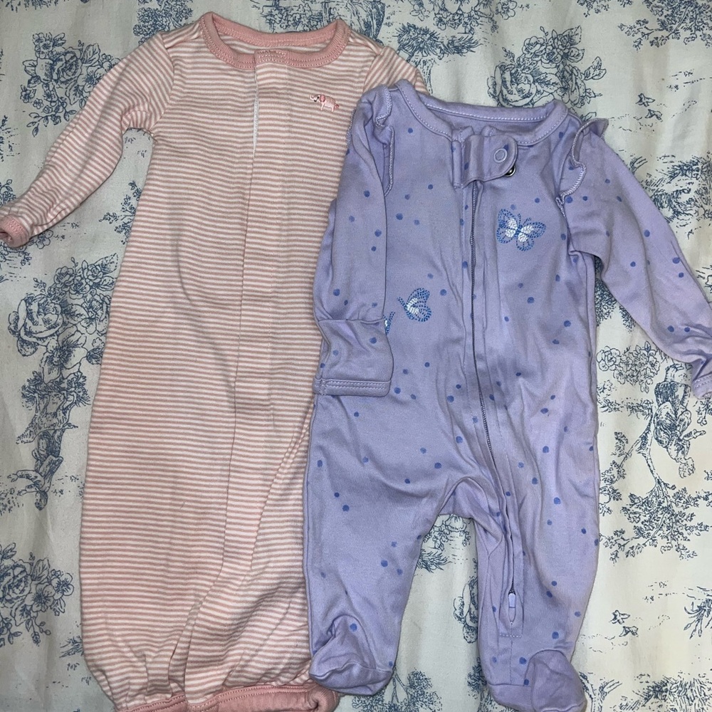 Carter's Pink and Purple Kids Pajamas Set